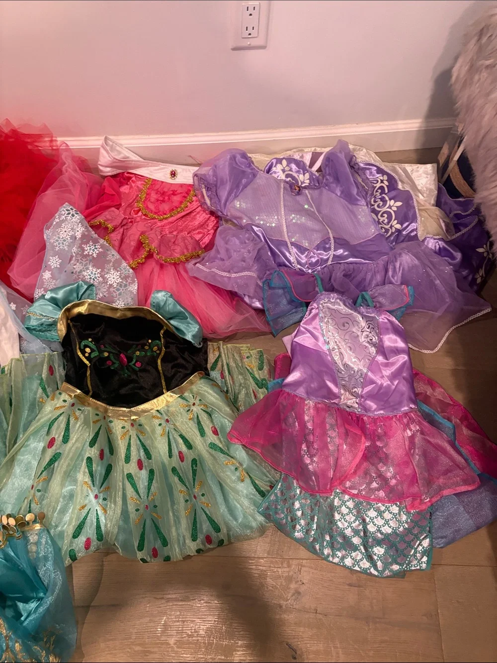 Lot Assorted Girls' Princess and Tutu Costume Lot - Multi-Color